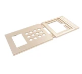 Placa de amplificador personalizada, Panel de amplificador mecanizado CNC, Placa de amplificador mecanizado CNC, Amplificador de audio de alta gama Placa frontal de aluminio Grabado láser